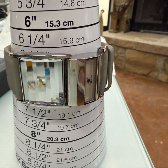 Swarovski Women’s Swiss Made Crystal Bracelet Watch – Silver w/ Box FWD235SIM4 - Picture 8 of 14